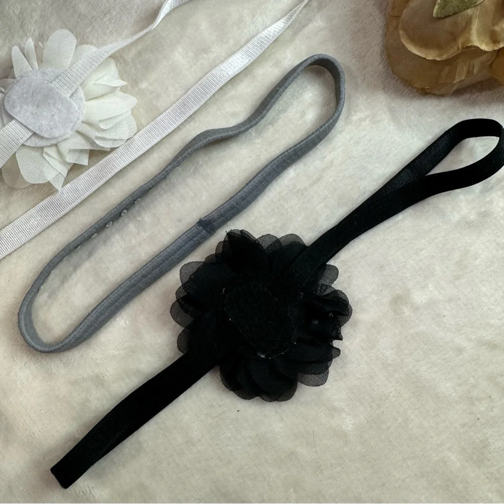 Assorted Flower Hair Accessories - Bundle of 4